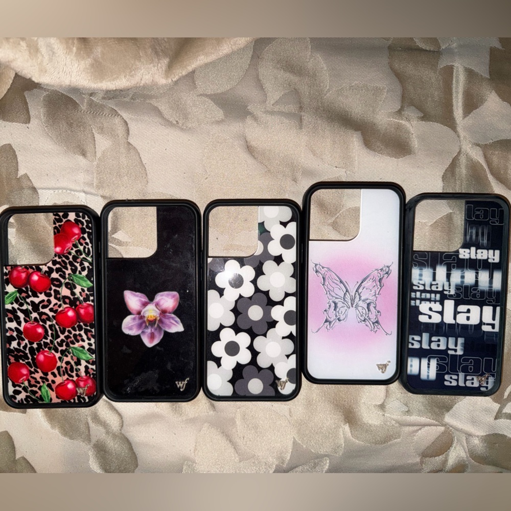 Stylish Phone Case Set - Floral and Graphic Designs